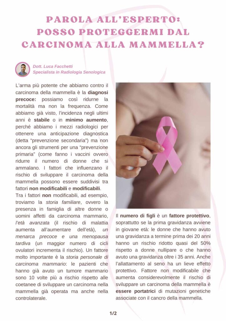 Carcinoma alla mammella