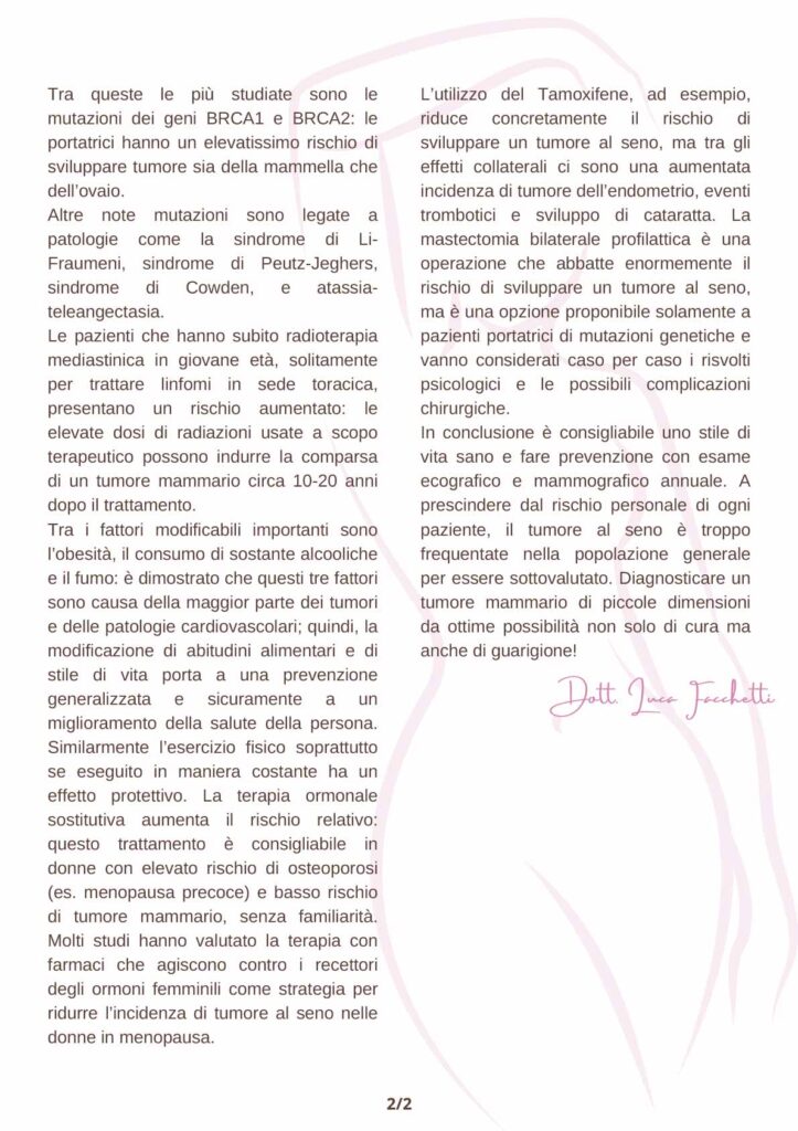 Carcinoma alla mammella